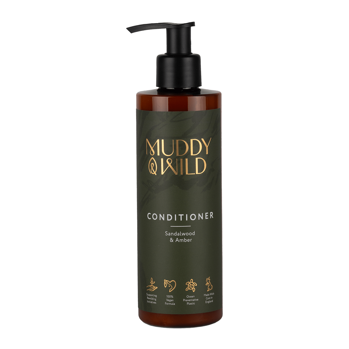 Conditioner 250ml - Sandalwood & Amber - Muddy & Wild